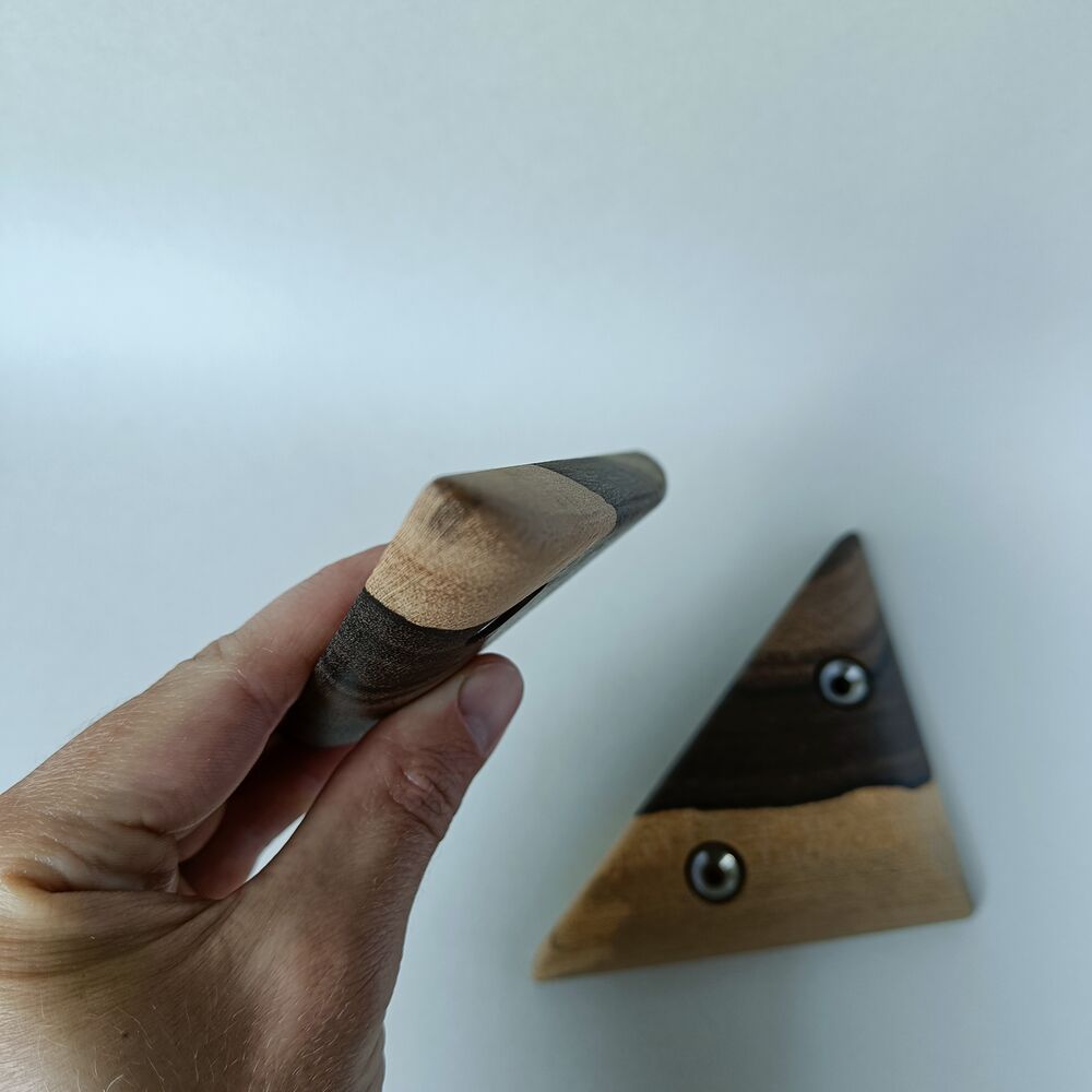 Flache Leisten aus Ziricote